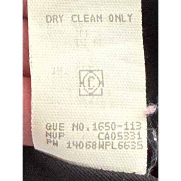 Woolrich Vtg Blue/Black Wool Button Coat L Jacket Southwest Tribal Country - Picture 7 of 7